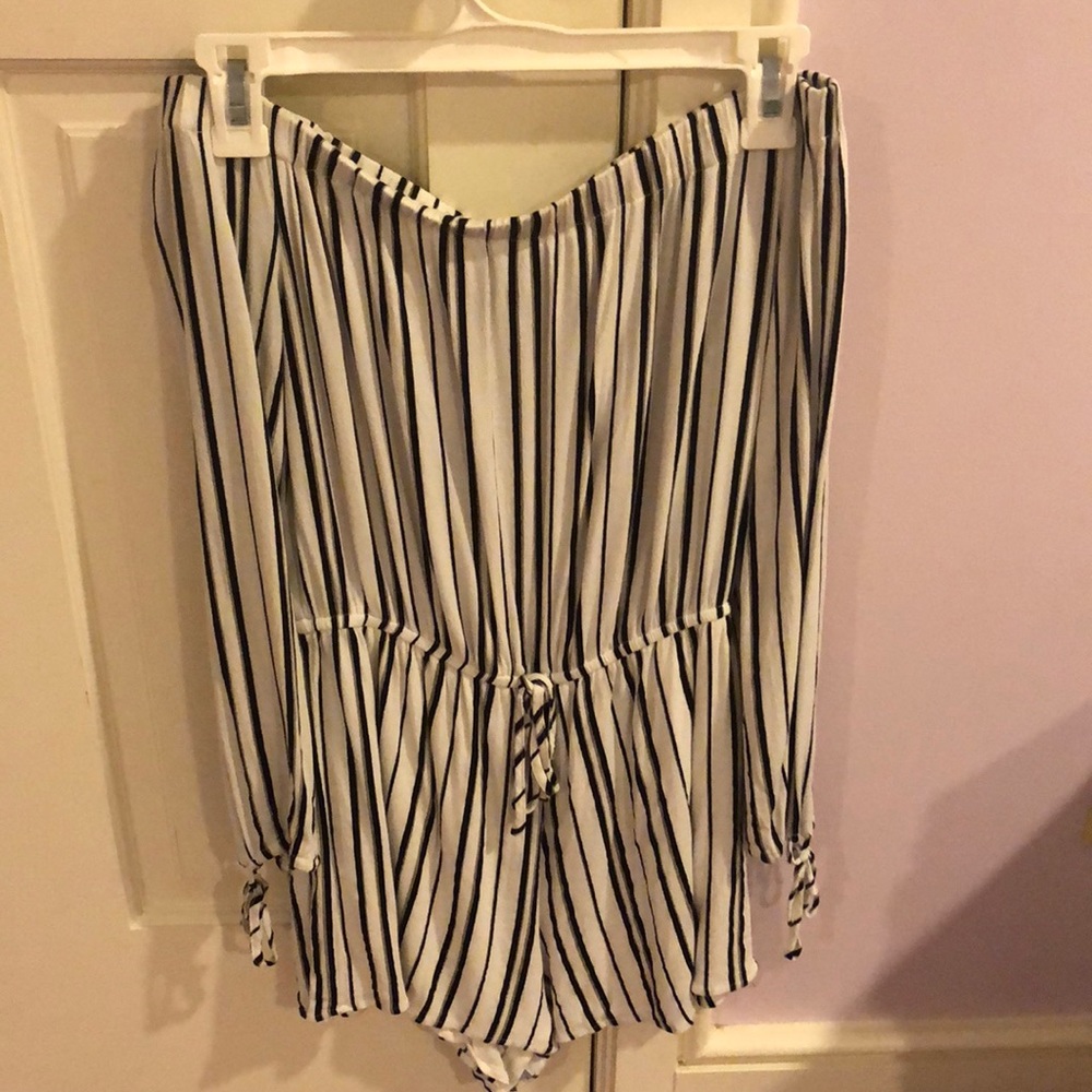 Kendall & Kylie Striped Romper